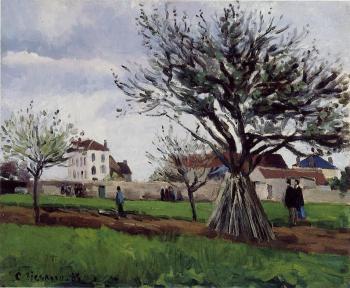 Camille Pissarro : Apple Trees at Pontoise, The Home of Pere Gallien